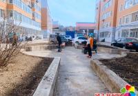 延春社區小喇叭宣傳隊開始創城宣傳