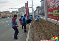 撿拾白色垃圾美化轄區環境 園錦社區在行動