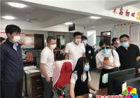 市衛健局查看晨光社區新冠肺炎疫情防控系統使用情況