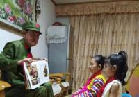 節前慰問抗戰老兵，小小志愿者來拜年   