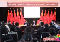 新興街道召開“學百年黨史 踐初心使命 開街區新局”青年干部座談會