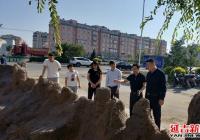 凝心聚力?紀委監委走進園建社區勘察文明城市建設困難情況