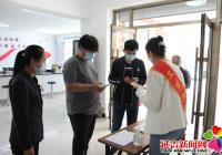 州衛生監督所督導檢查旭陽社區疫情防控和疫苗接種工作