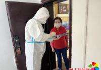 編號001 “大白旭”：沖在一線的社區防控志愿者 彰顯青年使命擔當