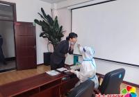 新興街道民安社區上門核酸檢測助力復工復產